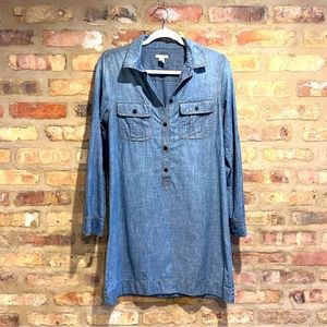 J. Crew denim dress- size 8